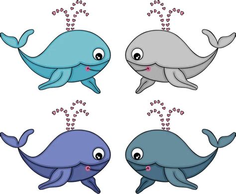 Various Cute Fishes Collection Stock Vector Clairev