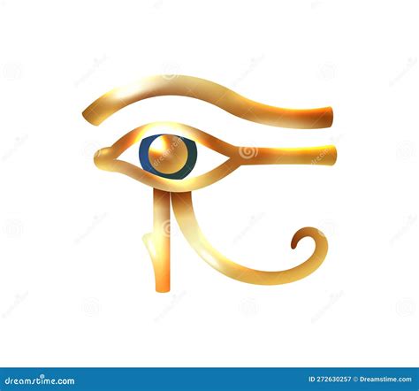 Eye of Horus stock vector. Illustration of symbol, accessories - 272630257