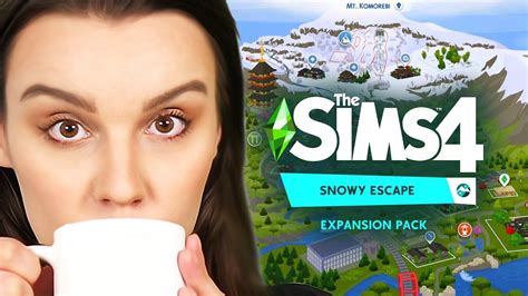 I Secretly Helped Make The Sims 4 Snowy Escape Youtube