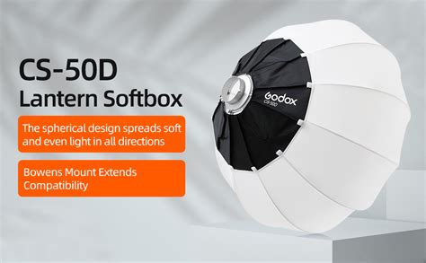 Amazon Godox Cs D Collapsible Lantern Softbox Cm Inch Omni