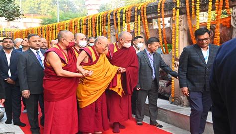 Dalai Lama Visits Mahabodhi Mahavihara In Bodh Gaya Expresses Concerns