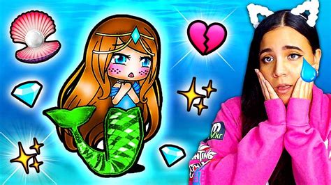 Her Mermaid Scales 🧜‍♀️ Abandoned In The Ocean 🌊 Gacha Life Mini Movie Story Reaction Youtube