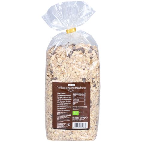 Seitenbacher Müsli Voll biologische Mischung Schoko 750 g Shop Apotheke