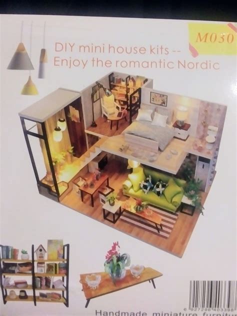 Scale Diy Mini House Kit Nordic Etsy