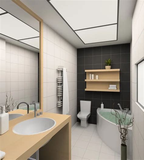 D Render Modern Interior Of Bathroom Stock Photo By Egorrr