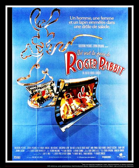 Who Framed Roger Rabbit Original Poster 1988 Robert Zemeckis Etsy