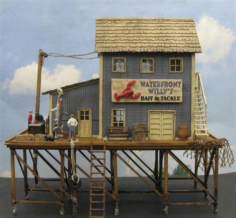 Sold Model Train Structures Model Trains Ho Scale Buildings Bait