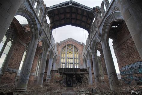 Sanctuary Inside The Long Abandoned City Methodist Church In Gary Indiana [5199 X 3461] [oc] R