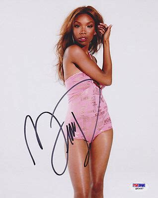 Brandy Norwood Signed X Photo Zoe Ever After Moesha Psa Dna