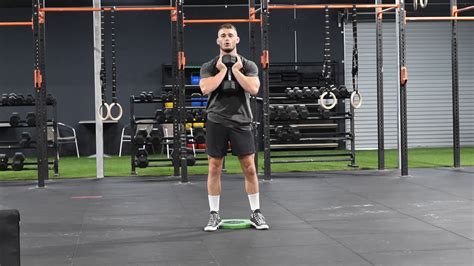 Heel Elevated Goblet Squat Youtube