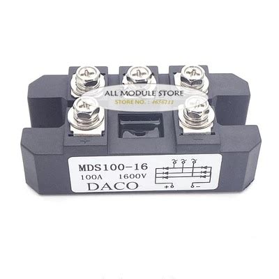 3 상 다이오드 브리지 정류기 MDS100A 100A 1600V MDS100 16 MDS100A1600V