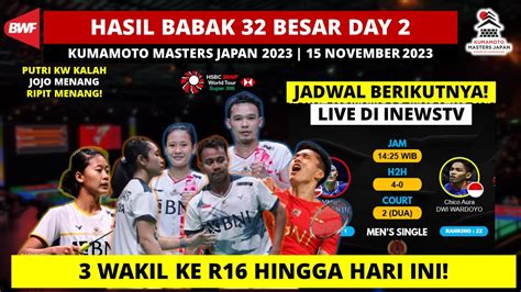 Hasil Jepang Master Hari Ini Day R Jojo Menang Jepang