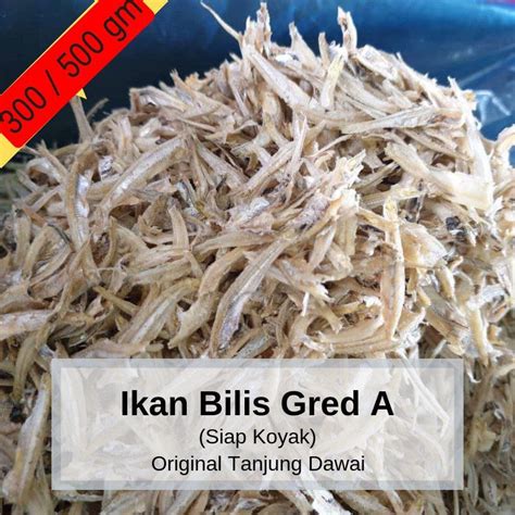 Ikan Kering Tanjung Dawai Ikan Masin Ikan Bilis Gred A G G