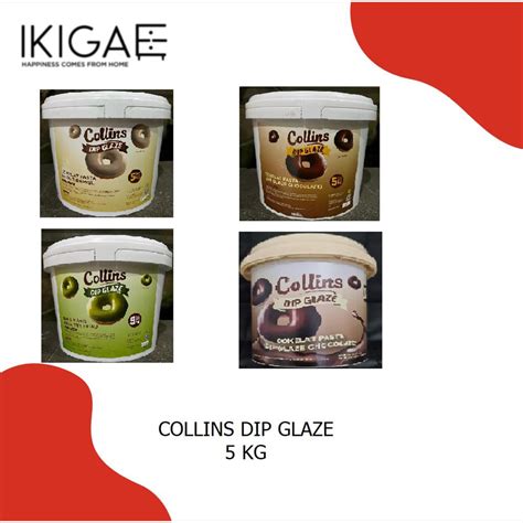 Jual COLLINS DIP GLAZE SELAI TOPPING ANEKA RASA 5 KG Shopee Indonesia