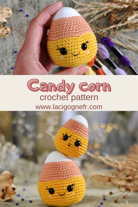 Crochet Candy Corn | LaCigogne