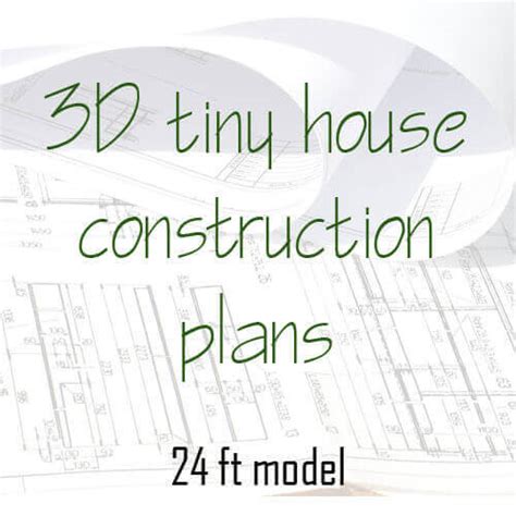 3D tiny house construction plan Habitations MicroÉvolution