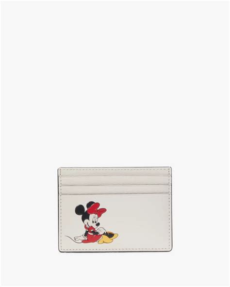 Disney X Kate Spade New York Minnie Small Slim Card Holder Kate Spade Outlet Kate Spade Outlet