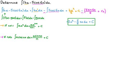 Question Video Finding The Integration Of A Function Involving A