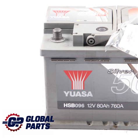 YUASA Silver 5000 12V Accumulator Battery 80Ah 760A HSB019 EBay