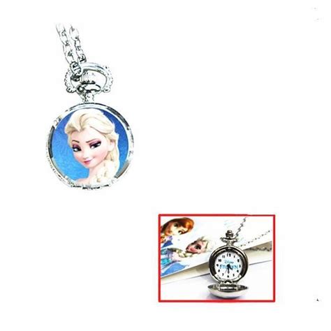 Montre Collier Elsa Frozen Reine Des Neiges Cdiscount Jeux Jouets