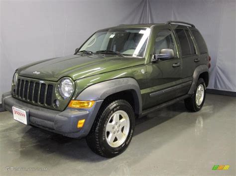 2006 Jeep Green Metallic Jeep Liberty Sport 4x4 26355722 Photo 2