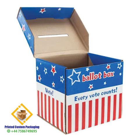Ballot Boxes Printed Custom Packaging