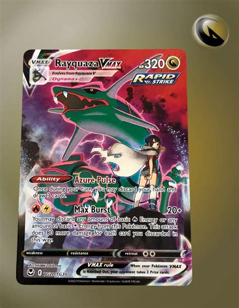 Rayquaza Vmax Silver Tempest Tg20tg30 Tcg Coleccionistas