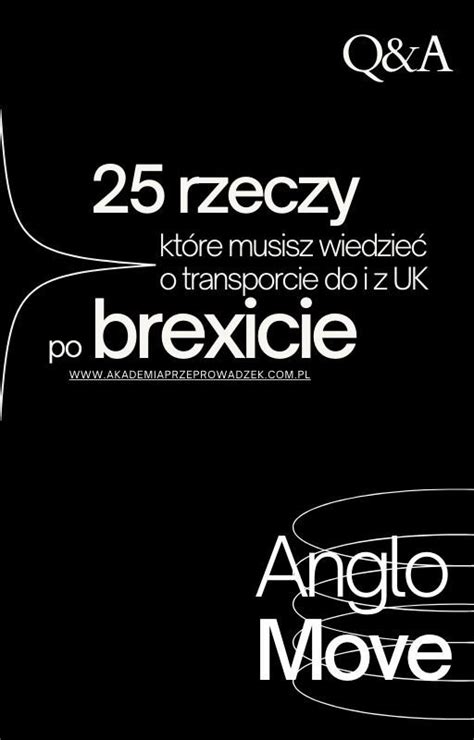 25 rzeczy które musisz wiedzieć o transporcie do i z UK po Brexicie