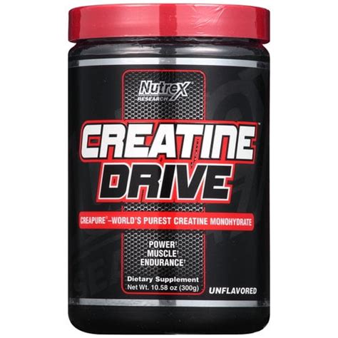 Nutrex Research Creatine Drive Powder Unflavored 100 Servings