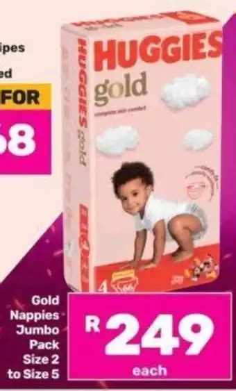 Huggies Gold Nappies Jumbo Pack Offer At Dis Chem