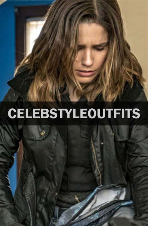 Chicago Pd Erin Lindsay Sophia Bush Maroon Leather Jacket