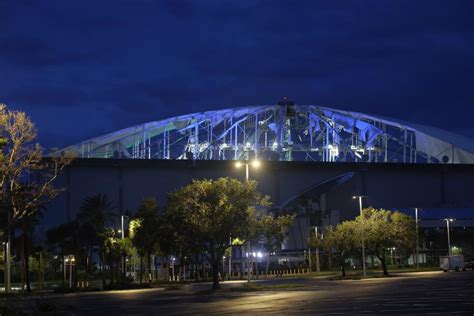 Photos Capture Milton S Damage To Tropicana Field Home Of Tampa Bay