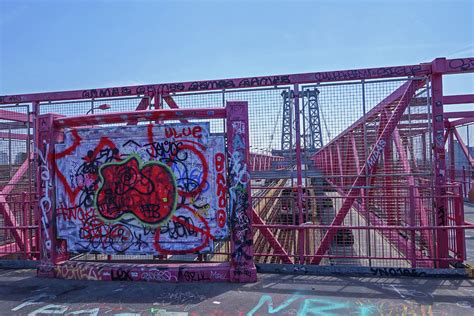 Williamsburg bridge graffiti Photograph by Toby McGuire - Fine Art America