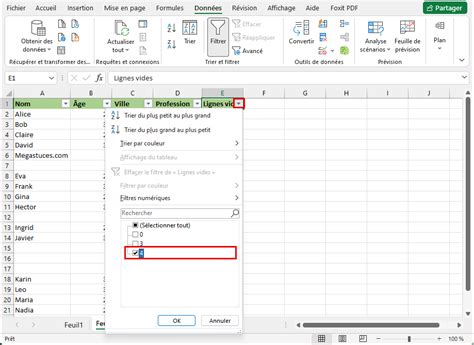 Comment Supprimer Des Lignes Vides Dans Excel