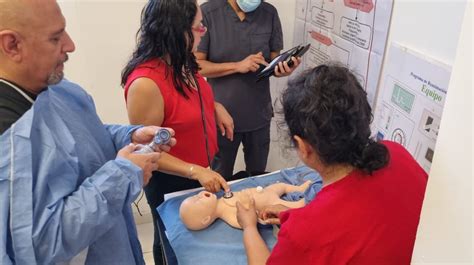 Capacitan a médicos y enfermeras en renimación neonatal Noticias