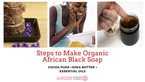 Diy How To Make Organic African Black Soap