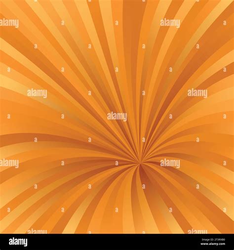 Orange Color Abstract Burst Design Background Vector Image Stock Vector