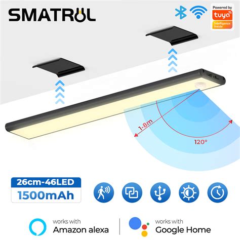 Smatrul Tuya Wifi Smart Led Cabinet Lighting Infravermelho Pir Sensor