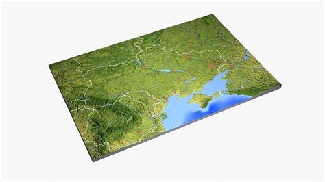 Ukraine High Resolution 3d Relief Maps 3d Model Cgtrader