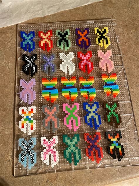 Excision Kandi Bracelets Etsy Canada In 2022 Perler Bead Patterns Perler Patterns How To