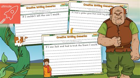 Teachers Pet Jack And The Beanstalk Creative Writing Challenge Cards