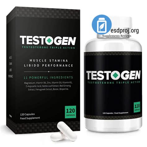 Testogen Natural Testosterone Booster Review Eating Sport Diet