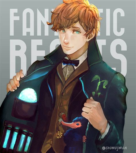 Newt Scamander Niffler And Bowtruckle Wizarding World And 1 More