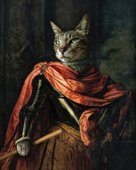 Des Chats Dans Des Portraits Classiques Tout Rien