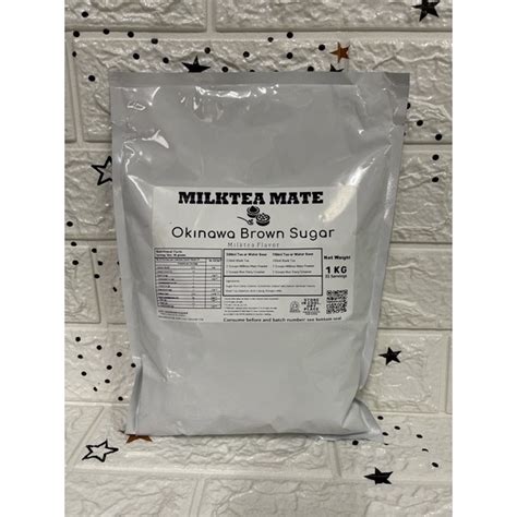 Mlkt Okinawa Brown Sugar Powder Shopee Philippines