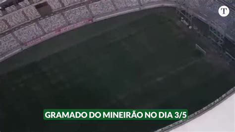 O Tempo on Twitter Veja o estado do gramado do Mineirão antes e