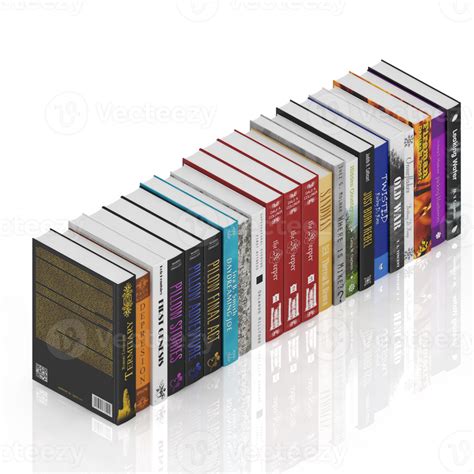 Render 3d De Libros Isométricos 14022828 Png