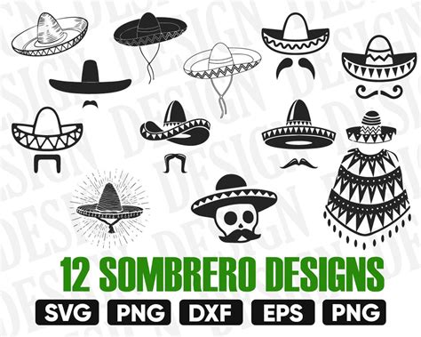 Sombrero Svg Cinco De Mayo Svg Fiesta Svg Mexican Hat Svg Etsy