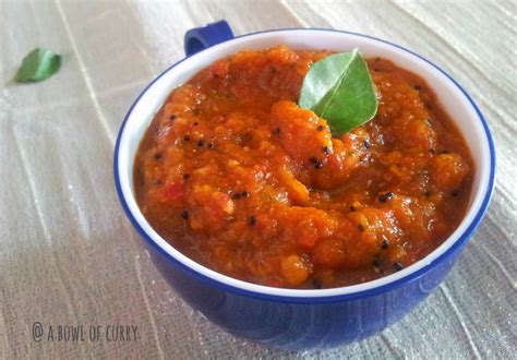 A Bowl Of Curry Chilli Onion Chutney Easy Chutney For Idly Dosa