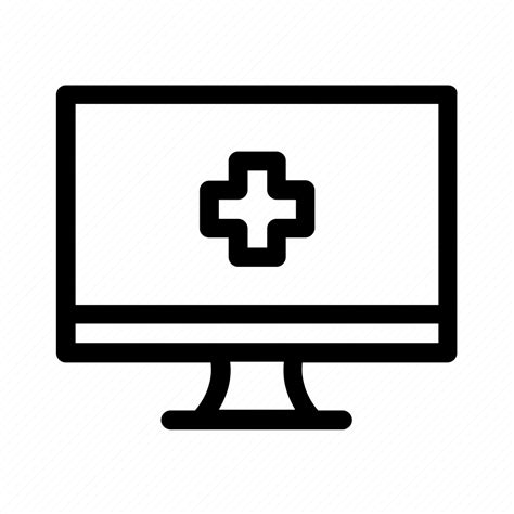 Medical, computer, health, laptop, technology, clinic icon - Download on Iconfinder